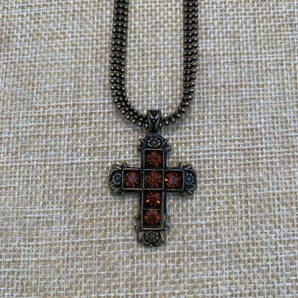 Vatican Library Collection cross pendant